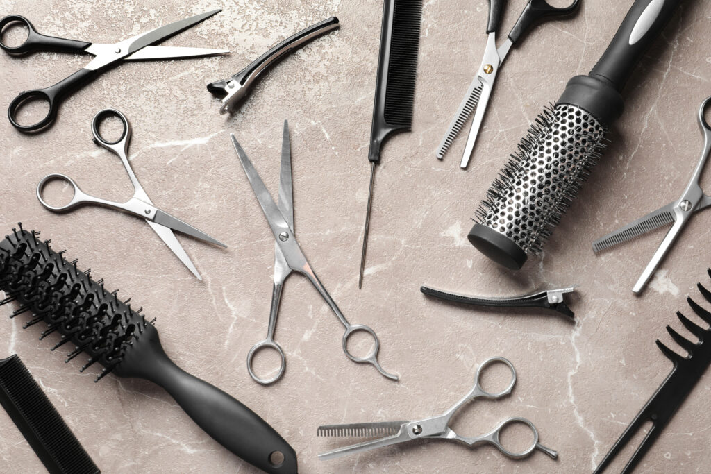 Friseurutensilien